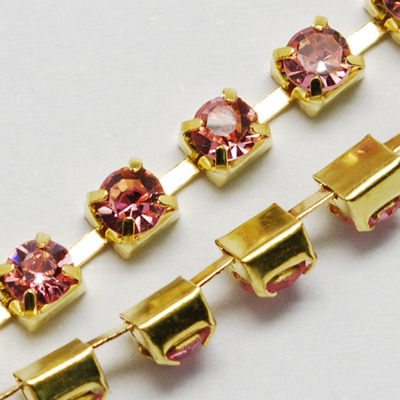 Crystal chain (color crystal) (per 1/2 yard)