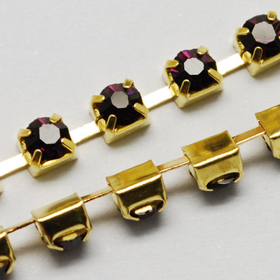 Crystal chain (color crystal) (per yard)