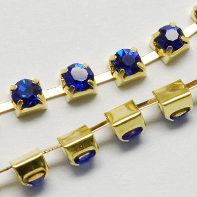 Crystal Chain (color crystal) (per 1/2 yard)