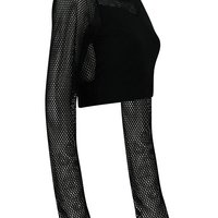 Black Fish net skirt set - Thumbnail 1