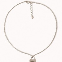 'I Love You' Heart Pendant Necklace - Thumbnail 2