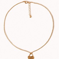 'I Love You' Heart Pendant Necklace - Thumbnail 3