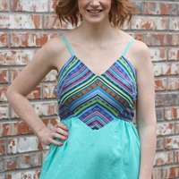Mint Maxi Dress - Thumbnail 1