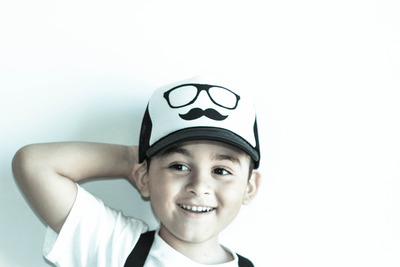 The Mr. Hudson Mustache Logo Trucker Hat