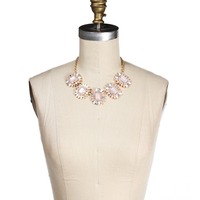 Pastel Square Stone Necklace - Thumbnail 1