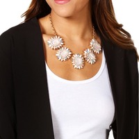 Pastel Square Stone Necklace - Thumbnail 2