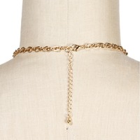 Pastel Square Stone Necklace - Thumbnail 3