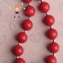 Coral Blue Green Pink Solid Chunky Necklaces Perfect Photo Props for Girls/Bubblegum Beads/Girls Jewelry-3