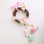 6" Mini Vine wreath - Girls Room Decor-2