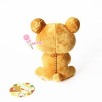 San-x Rilakkuma holding a Yellow Watermelon Plush - Thumbnail 2