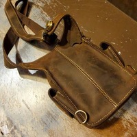 Leather Hip Bag - Full Grain - Thumbnail 1