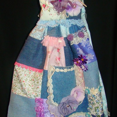 Shabby chic bling sling for your pooch!