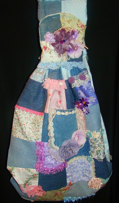 Shabby chic bling sling for your pooch!