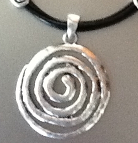 Black Multi-Strand Spiral Necklace