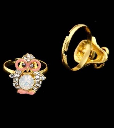 Crystal Penguin Ring