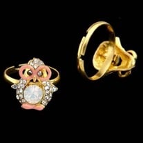 Crystal Penguin Ring