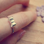 Sterling Silver dainty bow ring-1