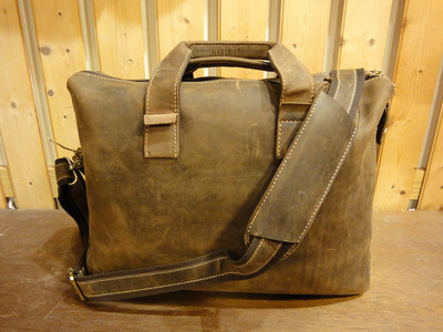 The Leather Brown Bag - Full Grain