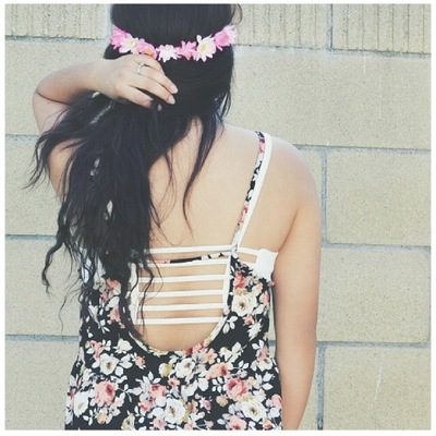 Crazy daisy flower headband