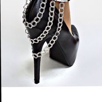 Draped layered anklet - Thumbnail 3