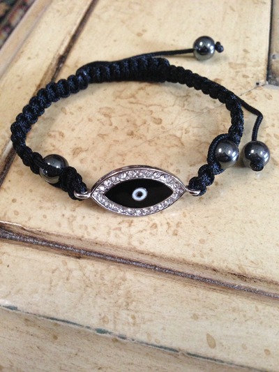 Black Evil eye Bracelet