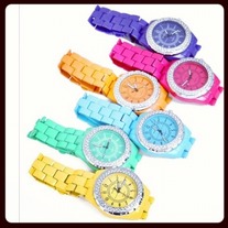 Steel Crystal Watches