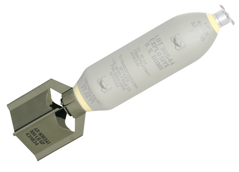 Fins (Box Type) Steel. Assembly  fits: AN-M30 100 lb bomb