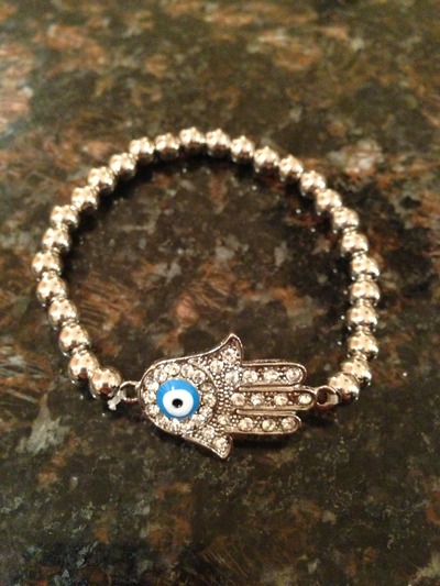 Silver Tone Hamsa