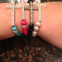 Colorful Cross Bracelets - Thumbnail 1