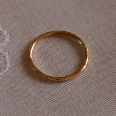 Set of 2 14 goldfilled 16ga stack/stacking/stackable rings/bands - wedding rings, made to order sizes 4.5,6,7,8,9,10