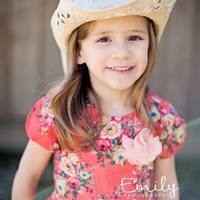 Spring Red Floral Inspired Olivia Dress  - Thumbnail 2