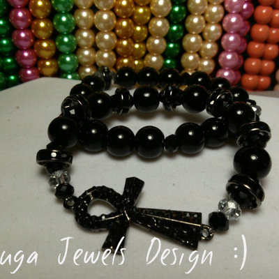  ankh bracelet set  