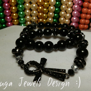  Ankh Bracelet Set  