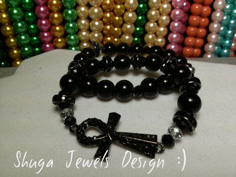  Ankh Bracelet Set  