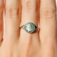 Vintage Taxco Silver Leaf - Thumbnail 1