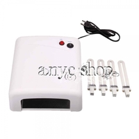 36W UV Gel Nail Curing Lamp Dryer White - Thumbnail 3