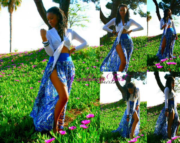  CaribbeanTwist Skirts  w/ Slits