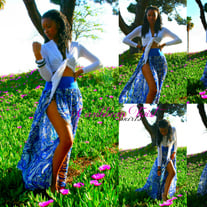  CaribbeanTwist Skirts  w/ Slits