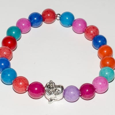 "rainbow buddha" bracelet