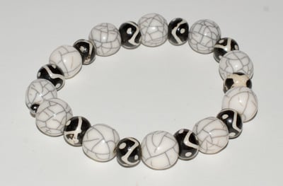 "White & Tribal" Men's bracelet