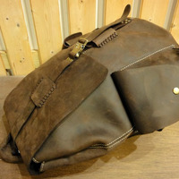 Road Trip Brown Backpack - Full Grain - Thumbnail 3