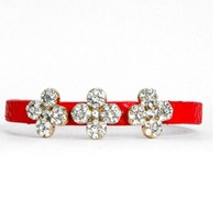 Crystal Clovers Bracelet - Thumbnail 3