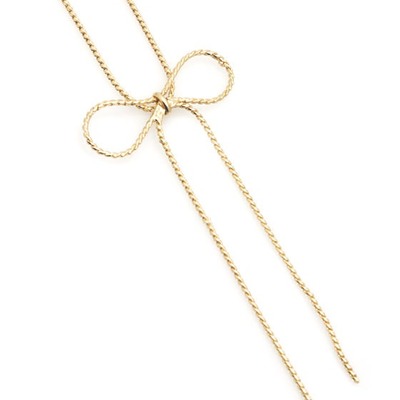 Bow necklace