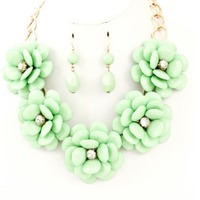 Flower Necklace Set - Thumbnail 1
