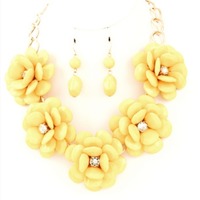 Flower Necklace Set - Thumbnail 4