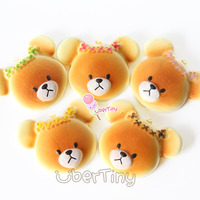 Bears' School Jackie (flower headband) Bread Squishy (scented) - Thumbnail 1