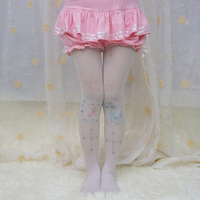  Kitten and Cross Printing Tights Free Ship SP140660 - Thumbnail 2