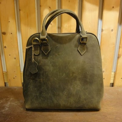 Brown leather purse