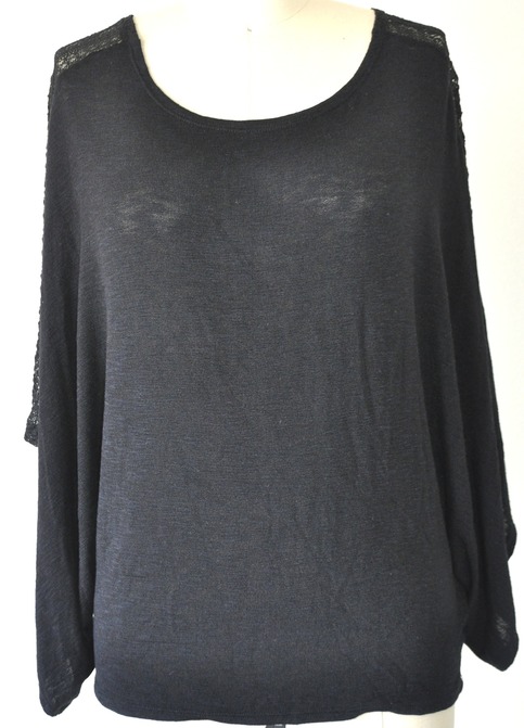 Batwing Sleeves With Lace 