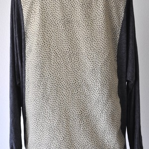 Heart Print Dolman Sleeve  - Thumbnail 1